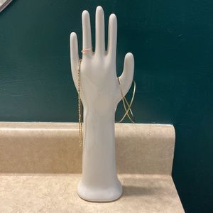 Porcelain Decorative Hand Jewelry Holder